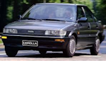 Кузовные автозапчасти TOYOTA COROLLA (E9) 1988–1992